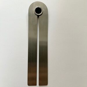 18/10 Brushed Stainless Steel Bookmark Minimalist Modern